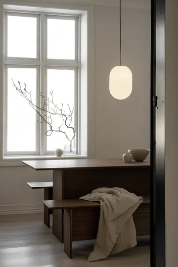 Noor pendant L Ø24 cm - White - Watt & Veke