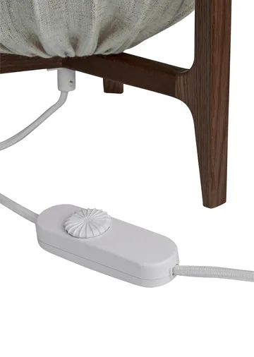 Prisma table lamp - Dark ash-natural, Ø27x42 cm - Watt & Veke