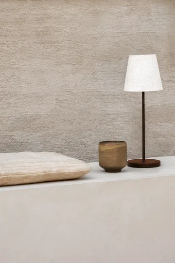 Tyra table lamp portable Ø14 cm - Coffee - Watt & Veke