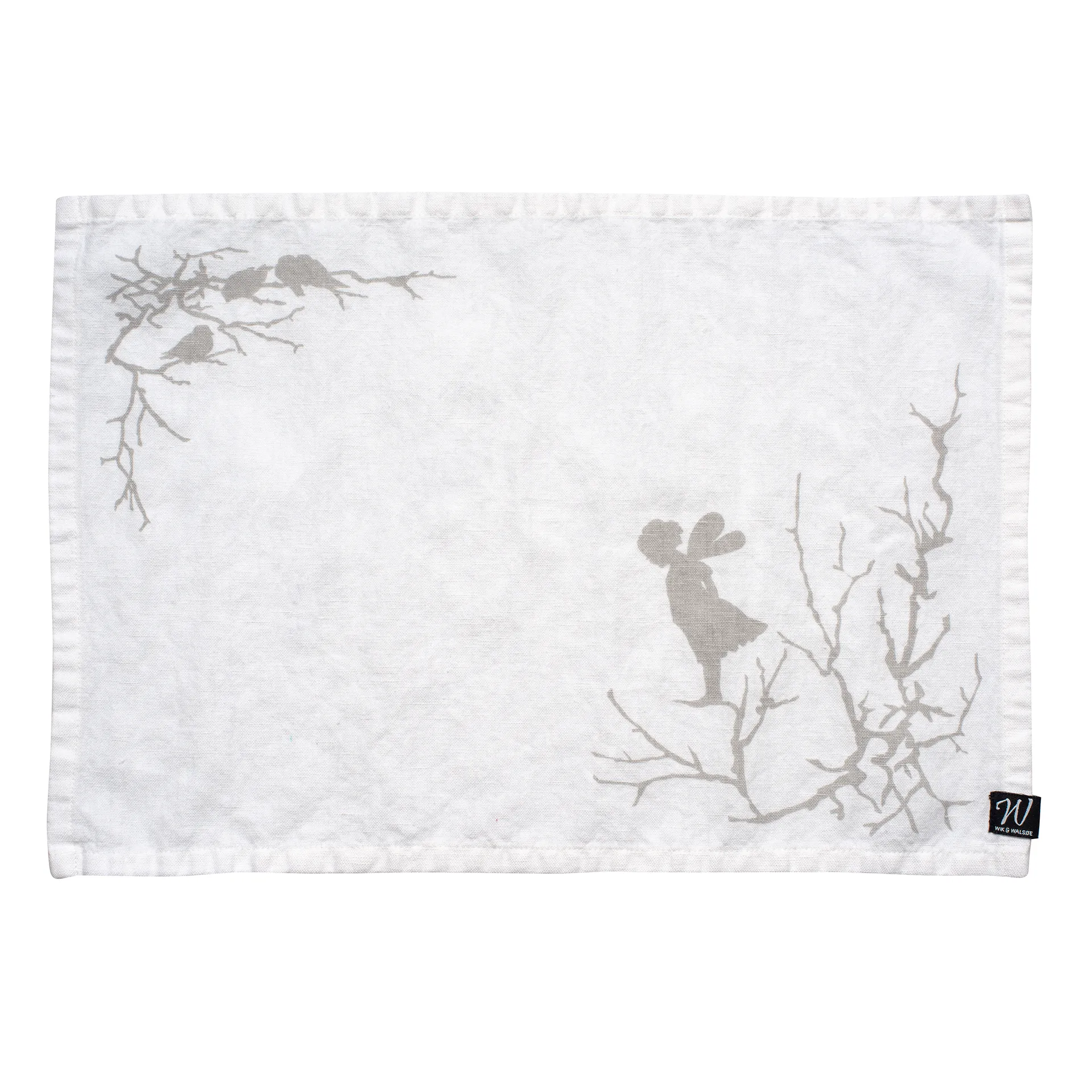 Alv placemat 33x47 cm, white Wik & Walsøe