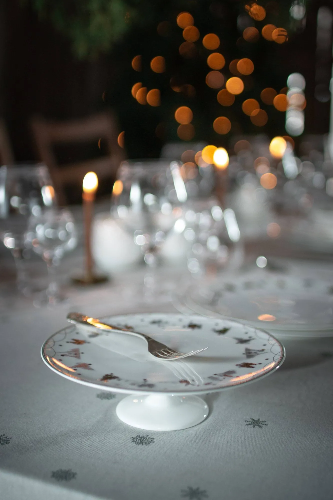 Julemorgen Story cake stand, 21 cm Wik & Walsøe