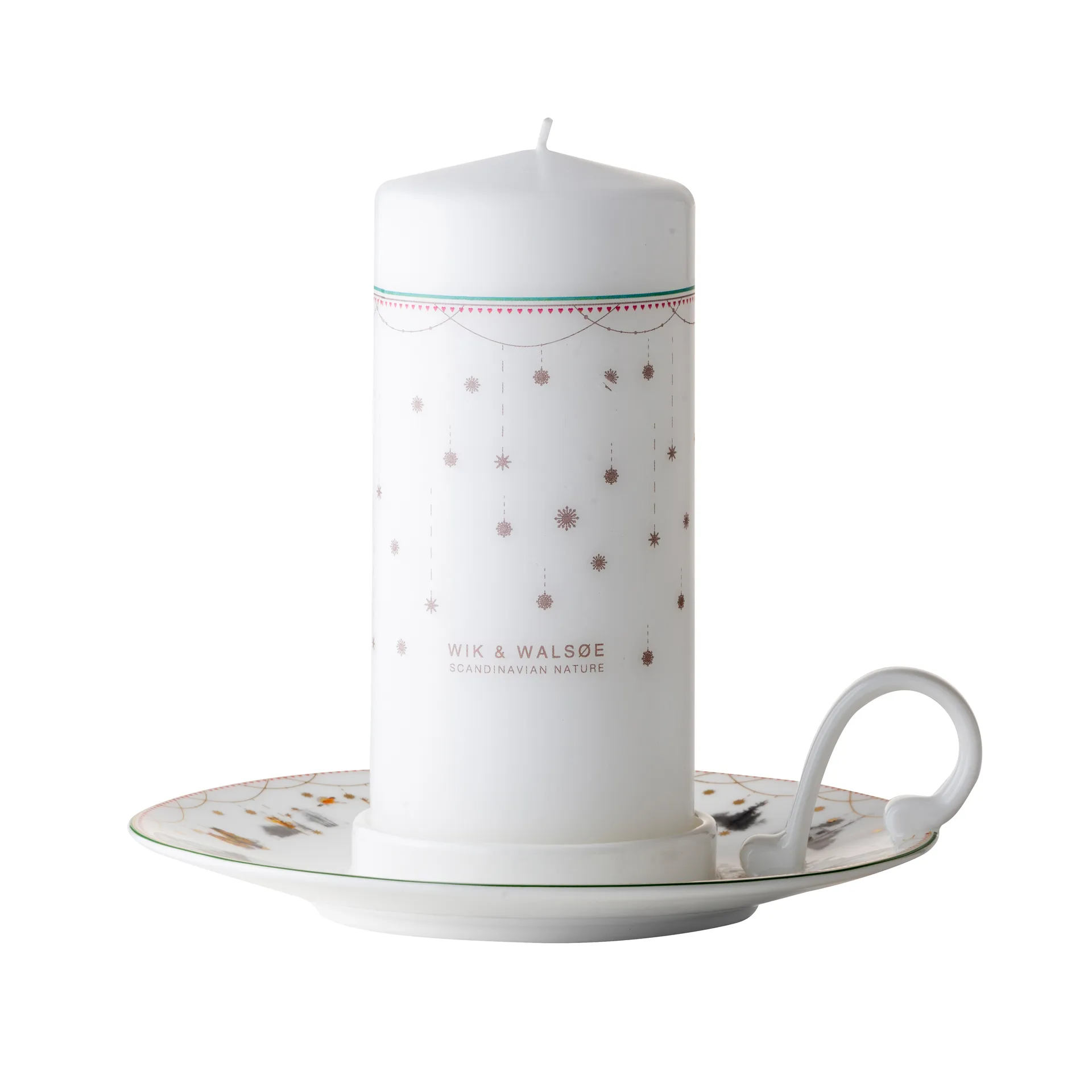 Julemorgen Story candle sticks, white Wik & Walsøe