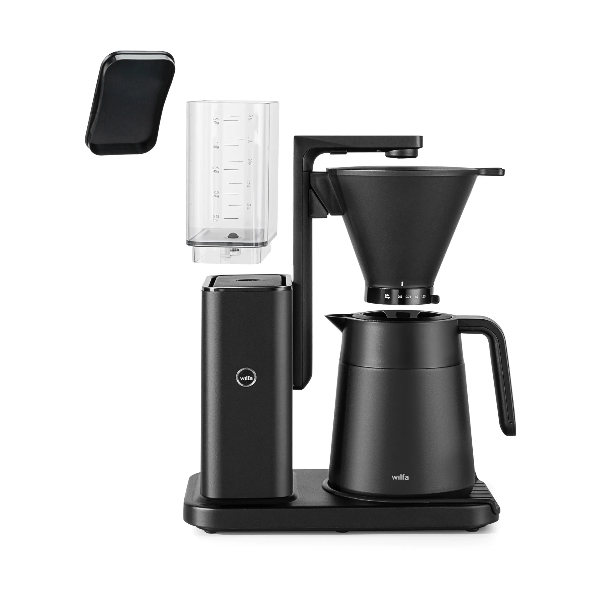 Wilfa CM10AB-T125 Zense Alux coffee maker, Black Wilfa