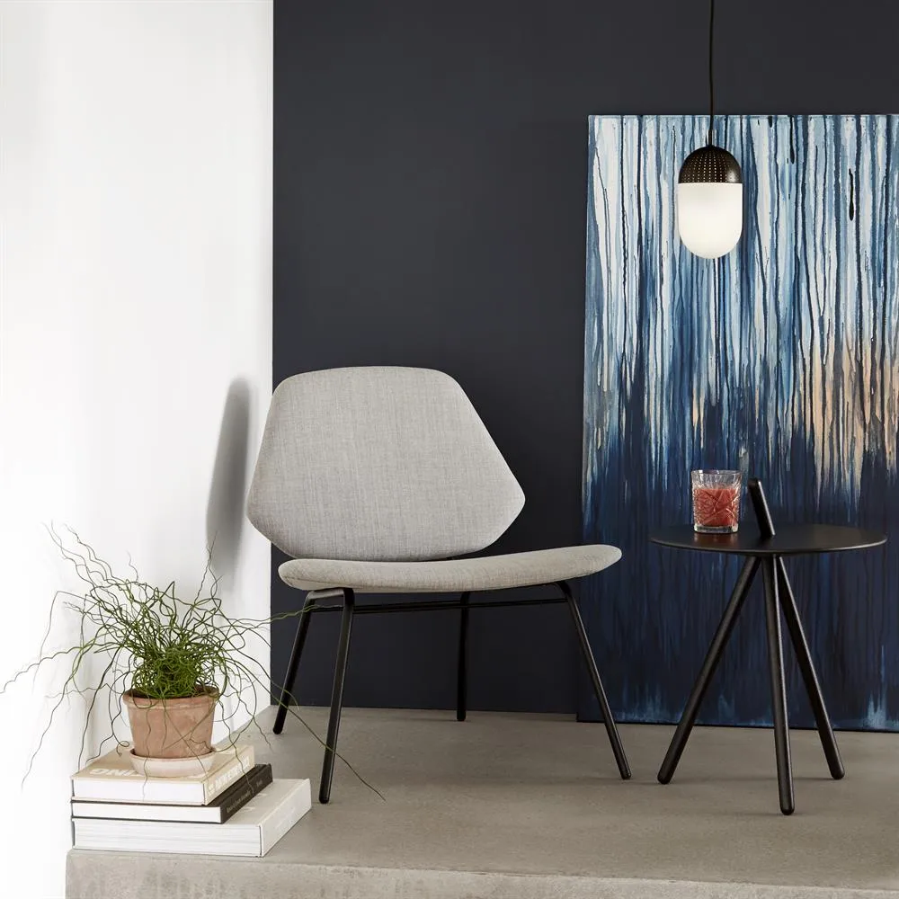 Dot pendant large, black Woud