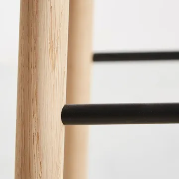 Mono barstool - White pigmented oak - Woud
