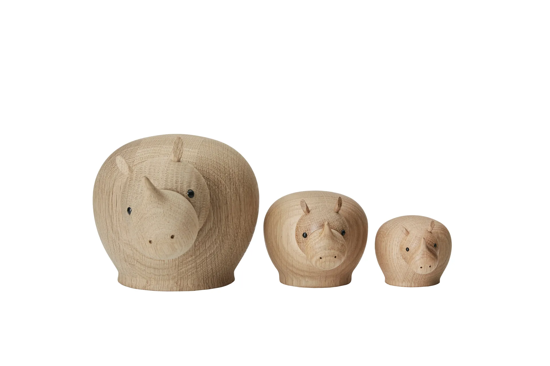 Rina wooden rhino, Mini Woud