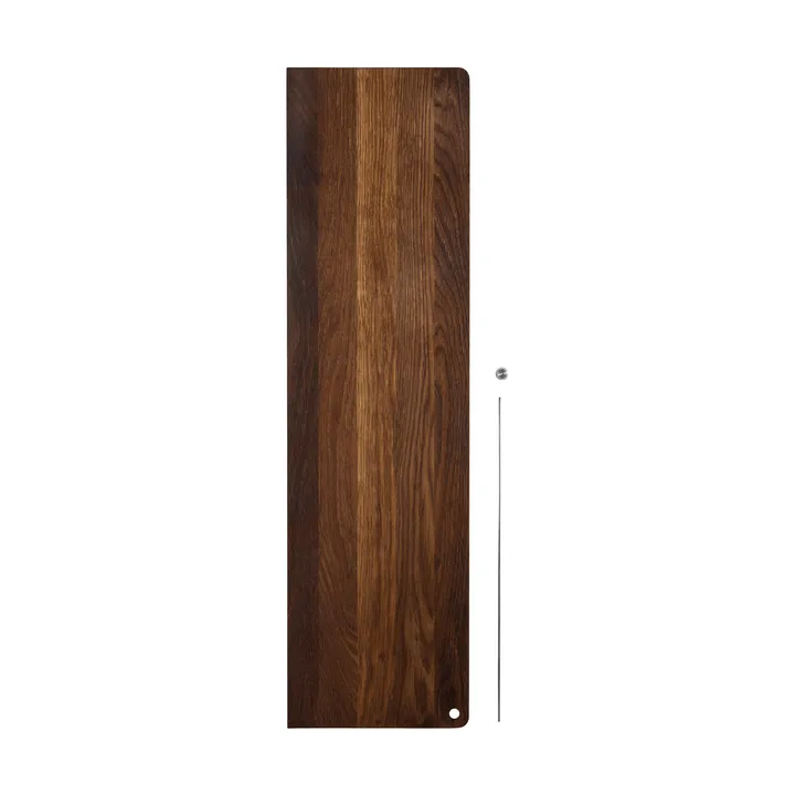Stedge Add-on shelf - Smoked oak-brushed steel - Woud