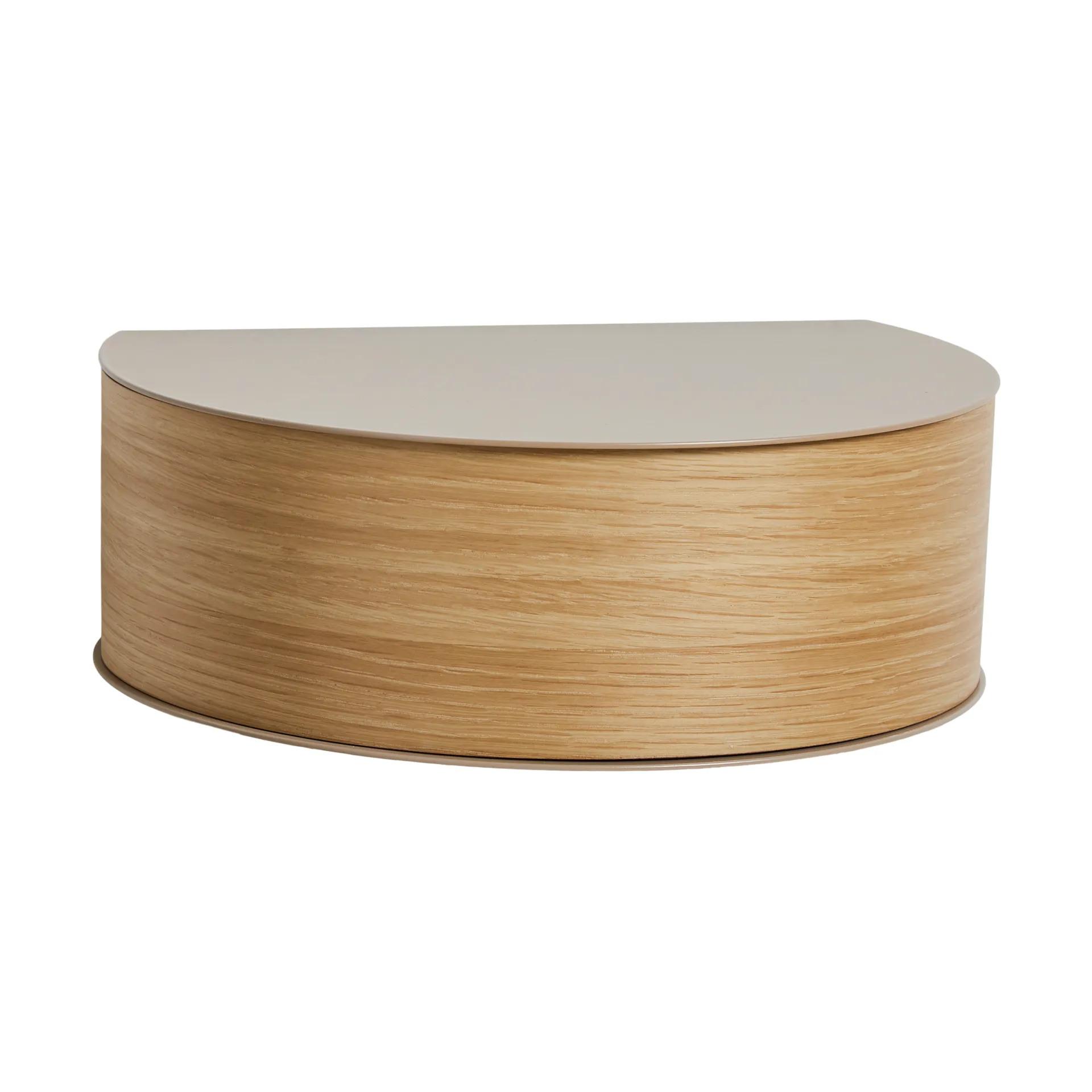 Wallie shelf, Beige-oak Woud
