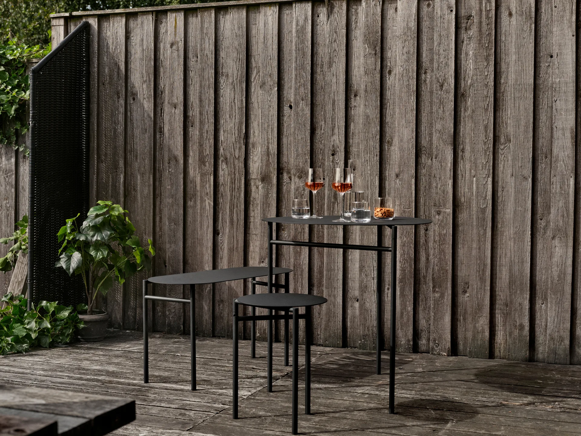 Disc bench 33x80 cm, Black Zone Denmark