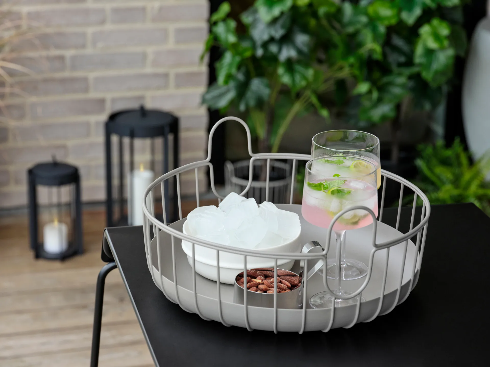 Inu basket Ø38x18 cm, Taupe Zone Denmark