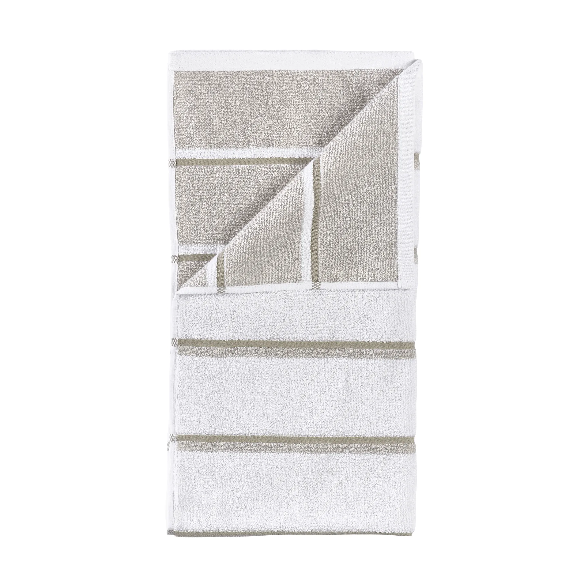 Sauna towel, White-soft grey-eucalyptus, 70x140 cm Zone Denmark