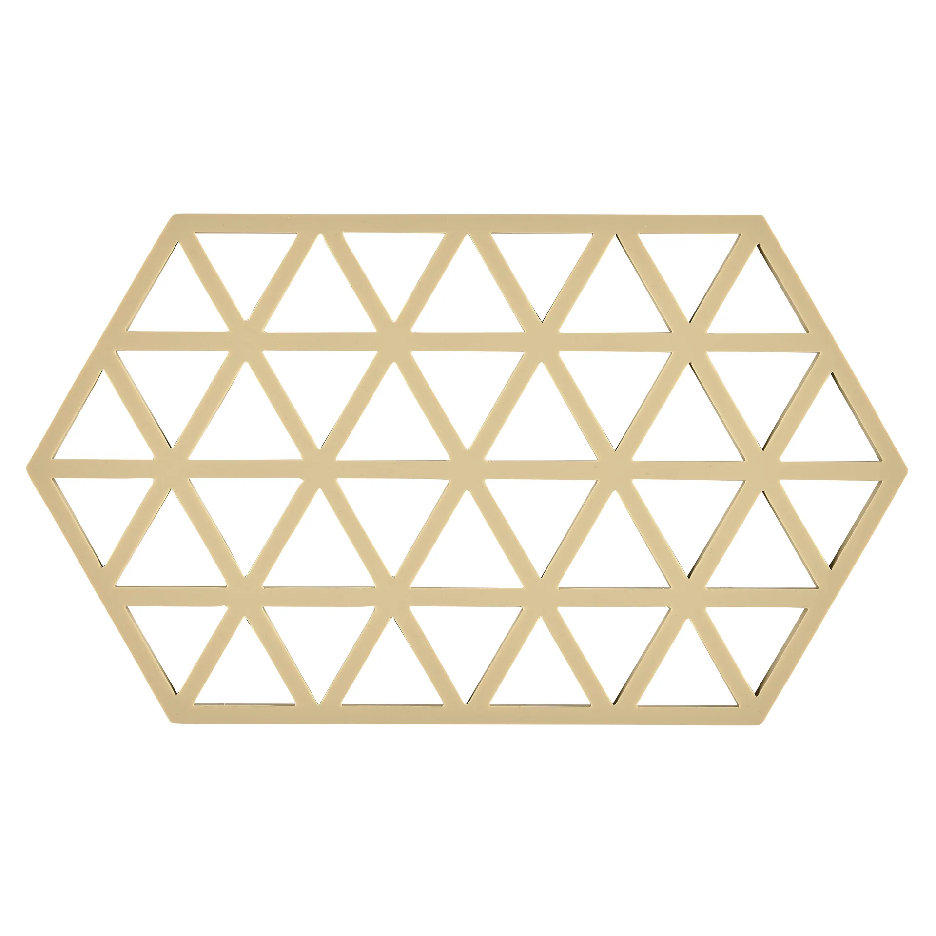 Triangles trivet 14x24 cm, warm sand Zone Denmark