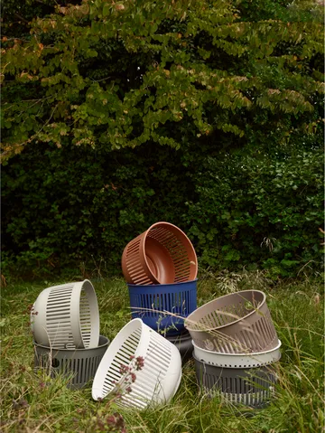 Ume laundry basket Ø40x29 cm - Gray - Zone Denmark