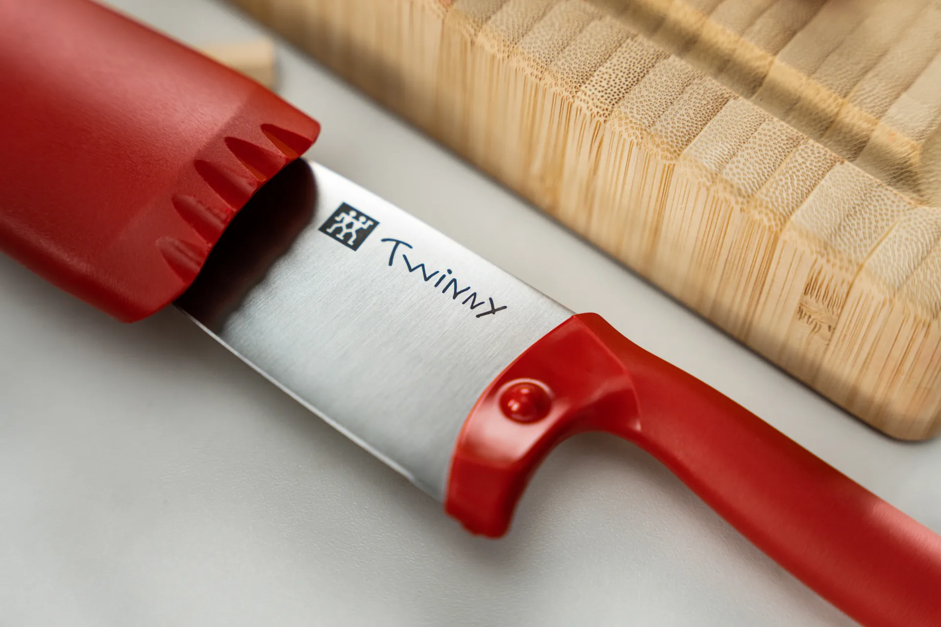 Twinny knife 10 cm, Red Zwilling