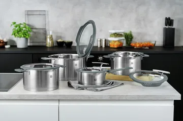 Zwilling Simplify saucepan set 5 pieces - Silver - Zwilling